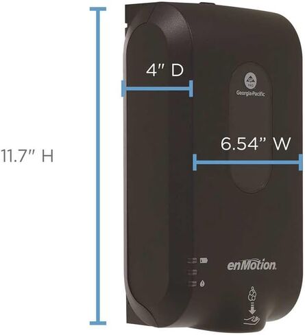 GP enMotion Gen2 Automated Touchless Soap & Sanitizer Dispenser, Black 52057 in Saudi Arabia