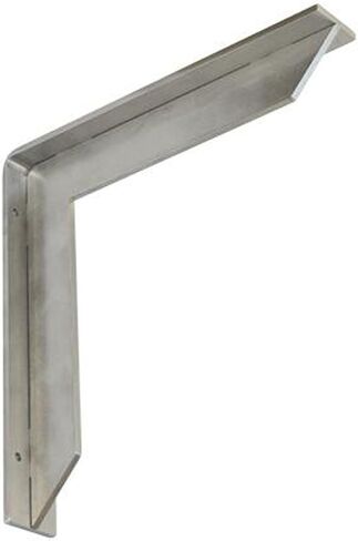 Streamline Designer Countertop Support - Federal Brace - Proudly Made in America (8", Stainless Steel) in Saudi Arabia