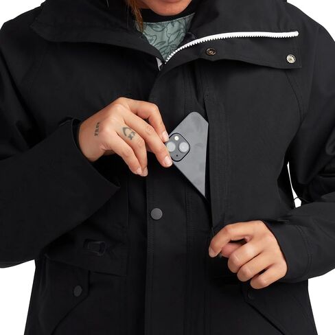 Dakine Women's Scout Jacket (US, Alpha, Large, Regular, Regular, Black) in Saudi Arabia