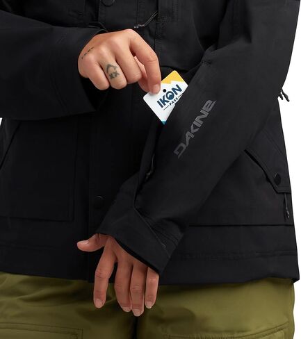 Dakine Women's Scout Jacket (US, Alpha, Large, Regular, Regular, Black) in Saudi Arabia