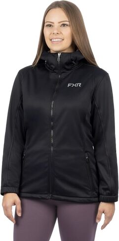 FXR Women's Softshell Jacket 2025 (أسود/رمادي - X -Large) in Kuwait