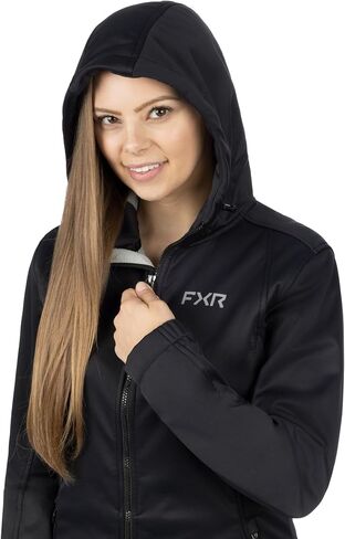 FXR Women's Softshell Jacket 2025 (أسود/رمادي - X -Large) in Kuwait