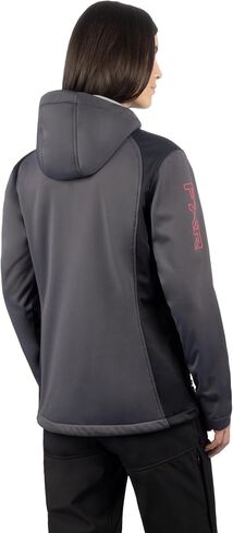 FXR Women's Pulse Softshell Jacket 2025 (Black/Grey - X-Large) in Saudi Arabia