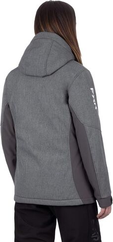 FXR Women's Vertical Pro Insulated Softshell Jacket 2025 (Grey Heather/Asphalt - 3X-Large) in Saudi Arabia
