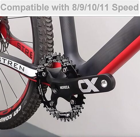 Crankset الدراجة الجبلية ، MTB مربع التفتت مربع مع ذراع 170 مم 104 BCD ، متوافق مع دراجة سرعة واحدة و 8/9/10/11 الدراجات السرعة ، اختياري 32T/34T/36T/38T/40T/42T سلسلة CRANK in Kuwait