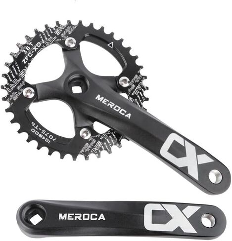 Crankset الدراجة الجبلية ، MTB مربع التفتت مربع مع ذراع 170 مم 104 BCD ، متوافق مع دراجة سرعة واحدة و 8/9/10/11 الدراجات السرعة ، اختياري 32T/34T/36T/38T/40T/42T سلسلة CRANK in Kuwait
