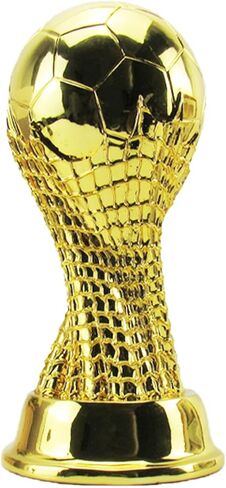 Resin Football Trophy Models, Fan Collectibles, Champions, Gold Medals MVP、 Most Valuable Player Trophy, Gift Award, Birthday Gift, Christmas Gift (9.5 inch) in Saudi Arabia