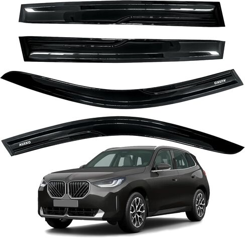 AUXKO Rain Guards for Tacoma Double Cab 2024 2025, 5 Seat Tacoma Vent Visor Accessories - Rain Guard Window Visors for Car Window, Tape-On Side Window Wind Deflectors & Visors with 3M Tape Smoke in Saudi Arabia