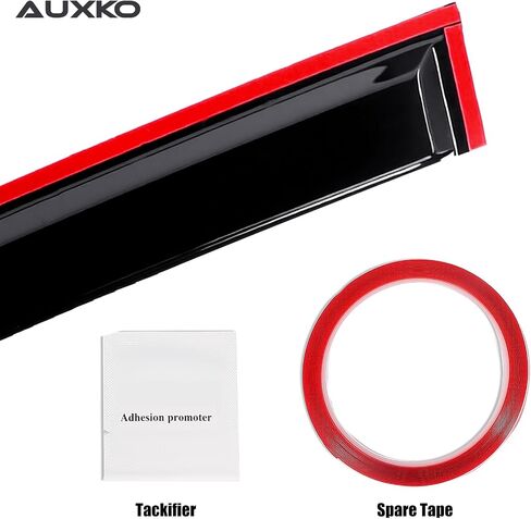 AUXKO Rain Guards for Tacoma Double Cab 2024 2025, 5 Seat Tacoma Vent Visor Accessories - Rain Guard Window Visors for Car Window, Tape-On Side Window Wind Deflectors & Visors with 3M Tape Smoke in Saudi Arabia