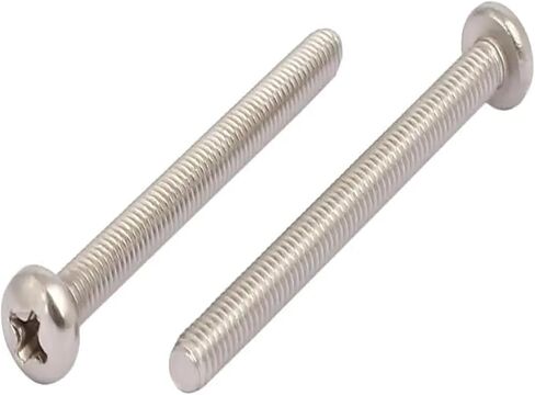 M4x45mm 316 Stainless Steel Cross Slot Socket Pan Head Machine Screws 15pcs in Saudi Arabia