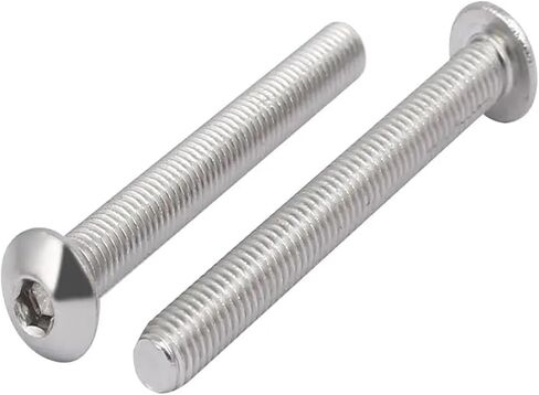 M5x70mm 304 زر الصلب غير القابل للصدأ زر سداسي سداسي سداسي البراغي البراغي 10pcs in Saudi Arabia