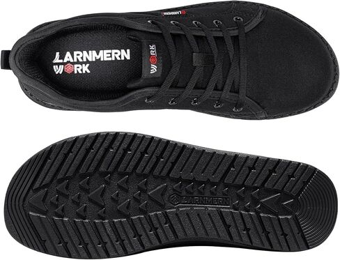 LARNMERN Steel Toe Shoes Men Hands Free Work Shoes Slip On Safety Toe Sneakers Lightweight Comfortable Walking in Saudi Arabia