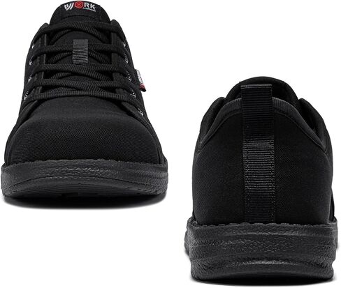 LARNMERN Steel Toe Shoes Men Hands Free Work Shoes Slip On Safety Toe Sneakers Lightweight Comfortable Walking in Saudi Arabia