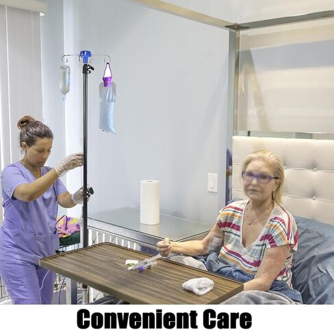 Portable IV Poles, Collapsible Medical IV Poles Stands, Aluminum Alloy IV Supplies Tripod with 4 Hook for Home Care/Infusion/Clinic/Hospitals (2) in Saudi Arabia