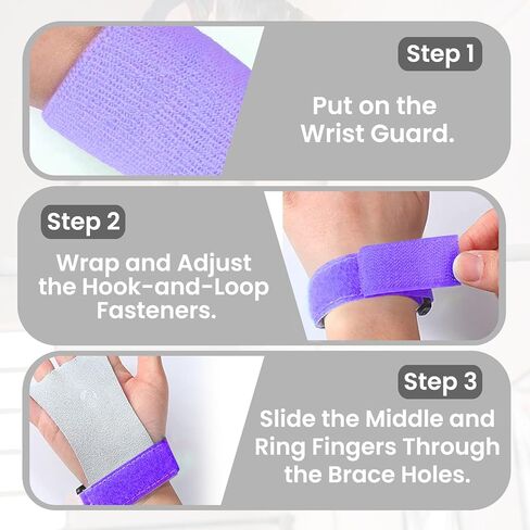 Amrta Gymnastics Grips Wristbands Sets for Girls Youth Kids 2 Pair Palm Protection Equipment with Wrist Support, Gymnastic Bar Grip Gloves Set Weightlifting Sports Workout in Saudi Arabia
