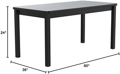 Pemberly Row 24 "W x 60" DATEMORARY MENAL LAB TABOR in Kuwait