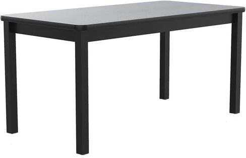 PEMBERLY ROW 30 "W x 48" DATEMORARY METAL LAB TABLE في الجرانيت الأسود in Kuwait