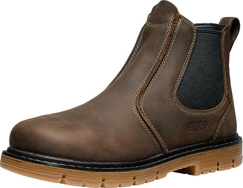 KEEN Utility Men's San Jose Chelsea Alloy Soft Toe 90 Degree Heel Pull on Work Boots in Saudi Arabia