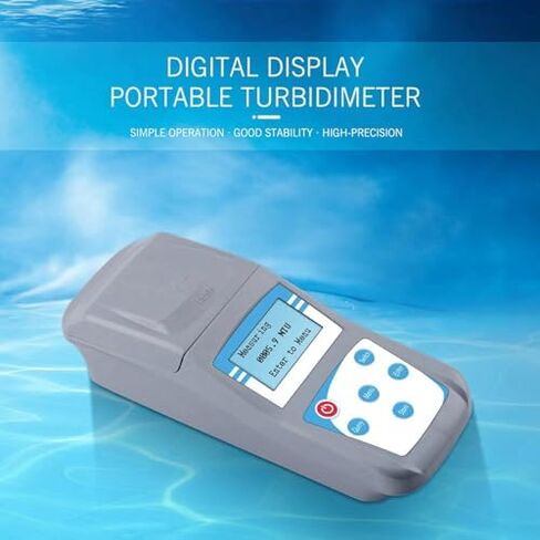 مقياس التعكر الرقمي المحمول-ZD-1001 ، 0-1000 NTU ، القياس العكري من الدرجة المعملية مع معايرة 4-7 نقاط لقياسات جديدة للكلية ، مثالية لاختبار جودة المياه. in Kuwait