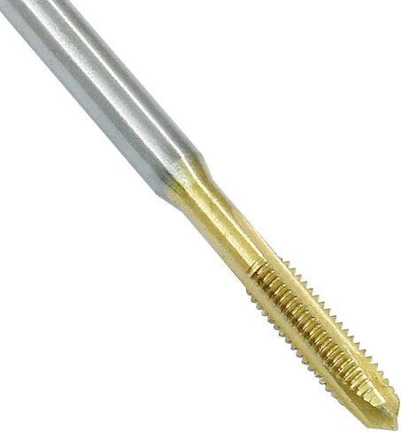 2 PCS M4 X 0.7 TOLLING THELD FILD POINT ، الفولاذ عالي السرعة H2 التسامح 3 المزامير دوامة المدببة الصنبور التيتانيوم المسمى المسمار المسمار المسمار المسمار in Kuwait