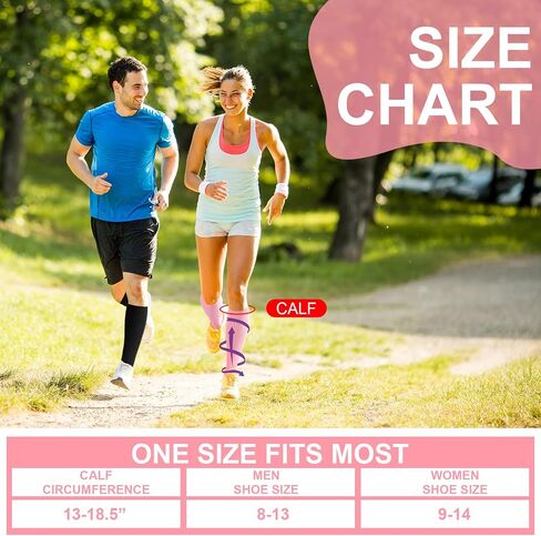 3 Pair Non Slip Compression Socks for Women Men 20-30 Mmhg Anti Skid Graduated Compression Socks in Saudi Arabia