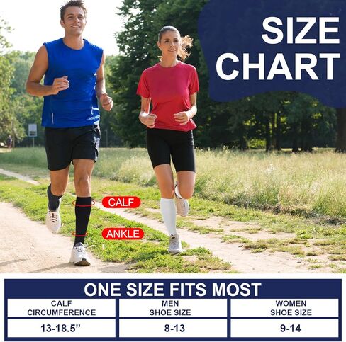 3 Pair Non Slip Compression Socks for Women Men 20-30 Mmhg Anti Skid Graduated Compression Socks in Saudi Arabia