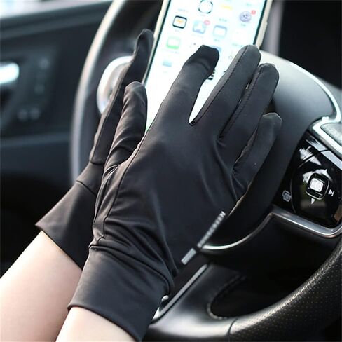 Sports Riding Ice Silk Gloves Driving Men and Women Can Touch Screen Thin Gloves in Saudi Arabia