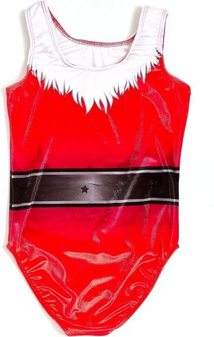 Destira Christmas Gymnastics Leotards for Girls, Gym Elf, Super Soft Leotards with Matching Scrunchie - Dance, Cheer, Yoga, & More, Adult X-Small in Saudi Arabia