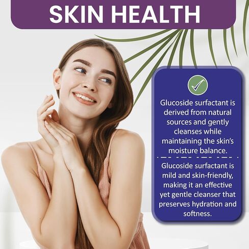 Dr Joe Lab Lauryl Glucoside Natural Surfactant - Surfactants for Soap Making, Lauryl Glucoside, DIY Shower Gel, Skin Care, Body and Face Wash, Plant Derived, Natural - 16 Oz in Saudi Arabia