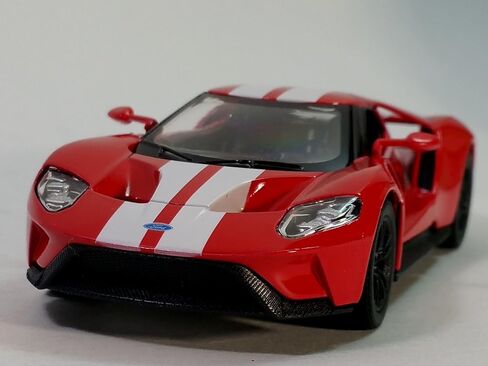 Kinsmart 2017 Ford GT ، Blue 5391D - 1/38 Scale Diecast Model Toy Car in Kuwait