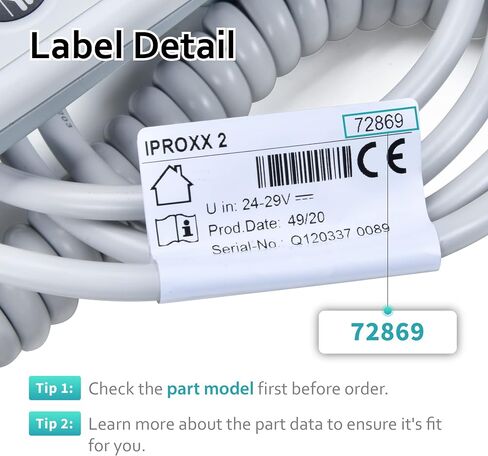 Okin Dewert 72896 Handset Remote Hand Control Replacement for Hospital Bed Electric Adjustable Beds with 13 pin Connection IPROXX2 in Saudi Arabia
