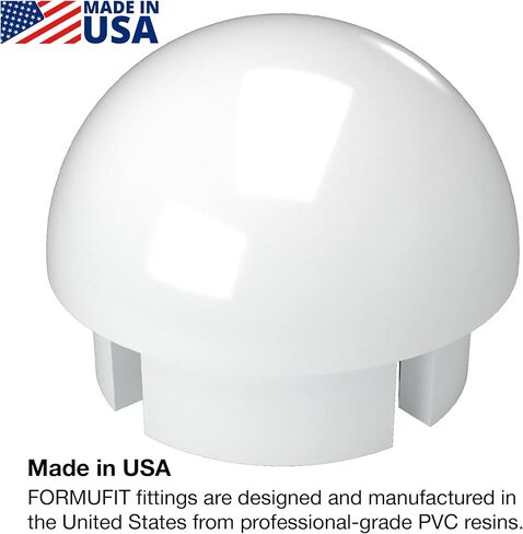 Formufit F114BEC-WH-10 PVC CAP INTERNAL CAP ، درجة الأثاث ، 1-1/4 "، أبيض (حزمة 10) in Kuwait