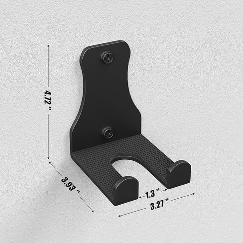 Barbell Wall Holder, Durable Olympic Barbell Hanger with Protective Pad, Space Saving Barbell Holder for Squat Rack, Home Gym and Garage, Holds Under 33mm Bar Size in Saudi Arabia