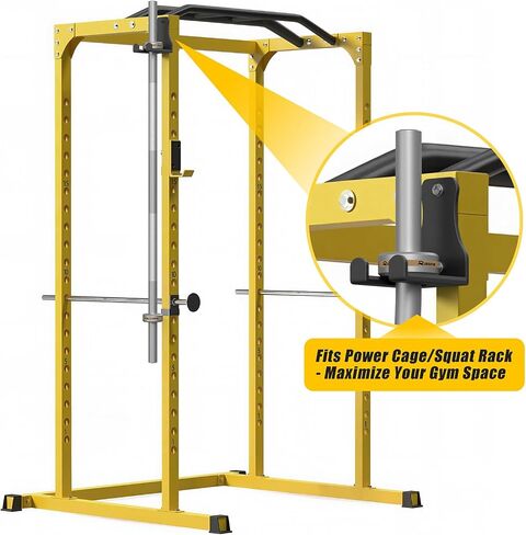 Barbell Wall Holder, Durable Olympic Barbell Hanger with Protective Pad, Space Saving Barbell Holder for Squat Rack, Home Gym and Garage, Holds Under 33mm Bar Size in Saudi Arabia