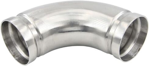 304 stainless steel groove pipe fittings elbow 90 degree thin wall sanitary clamp equal diameter water pipe joint clamp elbow(G6) in Saudi Arabia