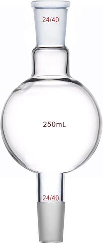 250ml 24/40 Chromatography Receive Glass Flask Laboratory Reservoir Biomass Bottle Lab Glassware in Saudi Arabia