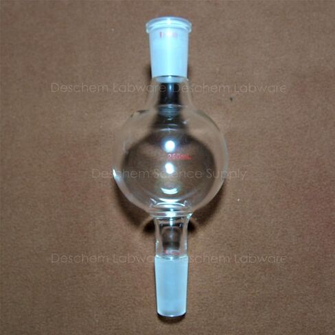 250ml 24/40 Chromatography Receive Glass Flask Laboratory Reservoir Biomass Bottle Lab Glassware in Saudi Arabia