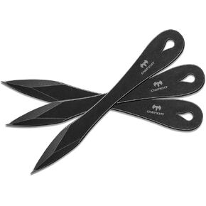 3 حزمة 9.3 "رمي المسامير ، سمك يصل إلى 0.276" مجموعة رمي تانغ كاملة ، متوازنة بشكل جيد ، لا تدور كاملة مع غمد النايلون للمنافسة والترفيه in Kuwait