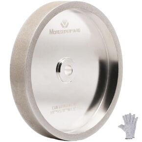 CBN Grinding Wheel 8 inch 320 Grit,1.5" Wide,5/8" Arbor,for All Kinds of 8 inch Bench Grinders,for Sharpening High Speed Steel Tools Woodturning Tools(320 Grit) in Kuwait