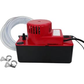 Professional Condensate Pump 115V/120V, 79GPH Flow & 15ft Lift, Auto Safety Switch for HVAC/AC/Dehumidifier/Furnace, Quiet with 20ft Tubing & 2 x Hose Clamp in Saudi Arabia
