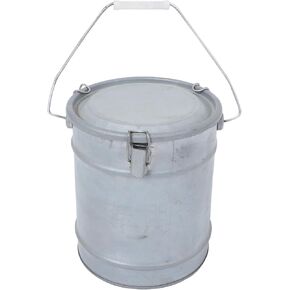 LIFKOME Heavy Duty Small Bucket Metal Soil Sampling Bucket Round Sample Container with Lid Laboratory Soil Storage in Kuwait