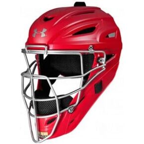 Under Armour UAHG2YVSSC UA Victory Series/Youth/Catching Mask/Solid Molded Scarlet in Saudi Arabia