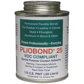 VOC Compliant Adhesive, 25LV, 1/2 pt. in Saudi Arabia