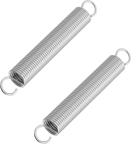 2pcs Extension Springs with Hook Ends,Stainless Steel Small Dual Hook Tension Spring Wire Dia×OD×Free Length：1.2×10×70mm(0.05×0.39×2.76in),Tiny Springs for Furniture Repair Home DIY in Kuwait