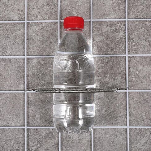 10 Pcs Extension Spring with 2 Clips for Rabbit Water Bottles Metal Wire Cage Accessories for Small Animal Water Bottles, Rabbit/Hamster/Guinea Pig Dispenser Holder, Drinking Supplies (3.1 inch/8 cm) in Saudi Arabia