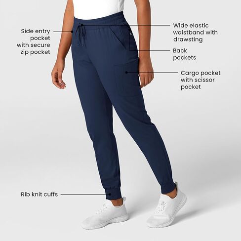 WonderWink Women's Jogger Scrub Pant in Kuwait