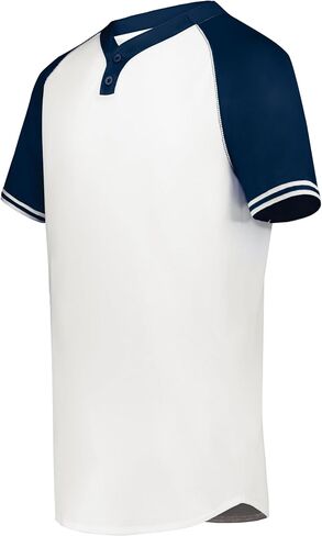 Augusta Sportswear Boys Cutter+ Henley Jersey, Orange/Black, Medium in Saudi Arabia