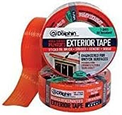 Blue Dolphin 1.88 in. W x 54.6 yd. L Orange Regular Strength Exterior Painter's Tape 1 pk in Saudi Arabia