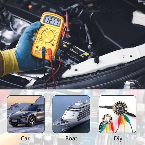 4Pcs Piercing Clip Test Probe, 0.7mm Test Probe Pins, Non-Destructive Insulation Wire Piercing Needle, Piercing Probes Set for Banana Socket Plug Car Tester in Saudi Arabia