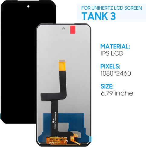 Screen Replacement for Unihertz Tank 3 8849 6.79" LCD Display Touch Digitizer Assembly in Saudi Arabia